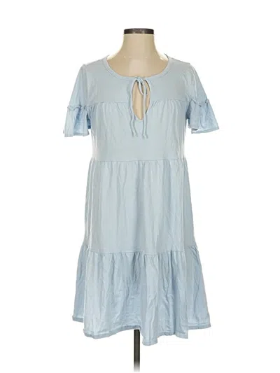 Pre-owned Jcrew Casual Dress In Blue