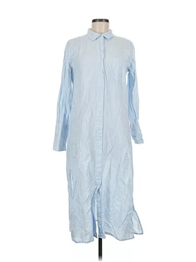 Pre-owned Jcrew Casual Dress In Blue