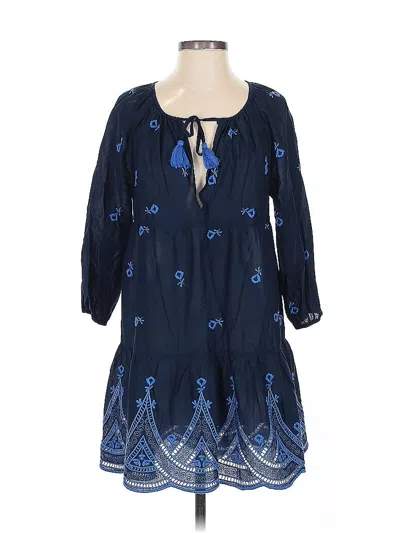 Pre-owned Jcrew Casual Dress In Blue
