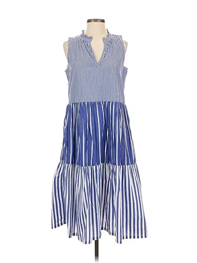 Pre-owned Jcrew Casual Dress In Blue