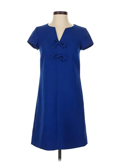 Pre-owned Jcrew Casual Dress In Blue