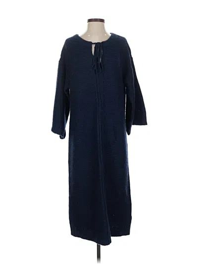 Pre-owned Jcrew Casual Dress In Blue