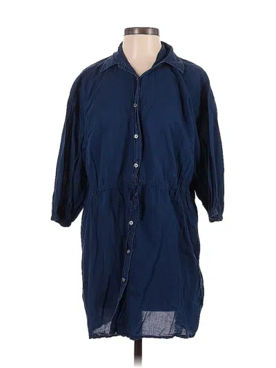 Pre-owned Jcrew Casual Dress In Blue