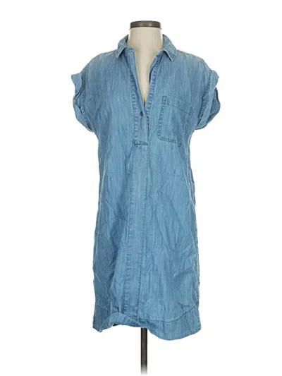 Pre-owned Jcrew Casual Dress In Blue