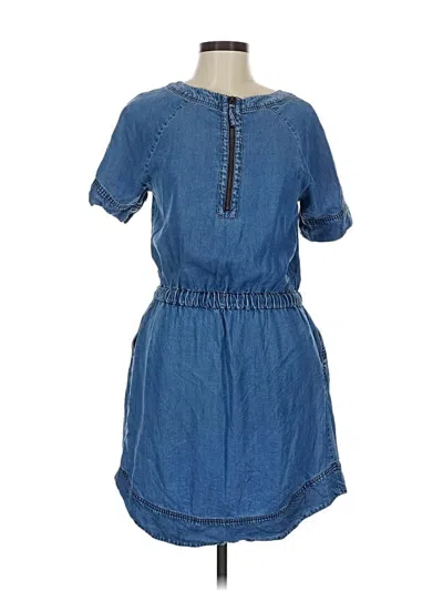 Pre-owned Jcrew Casual Dress In Blue