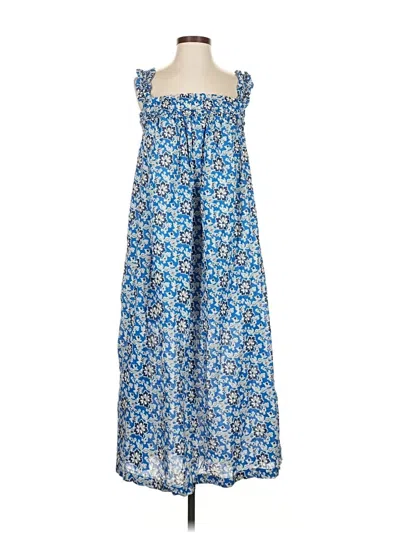 Pre-owned Jcrew Casual Dress In Blue