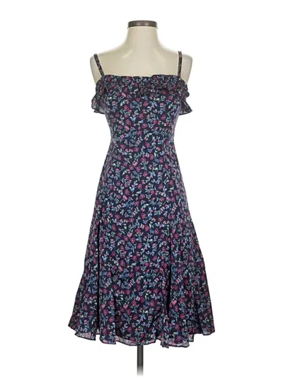 Pre-owned Jcrew Casual Dress In Blue