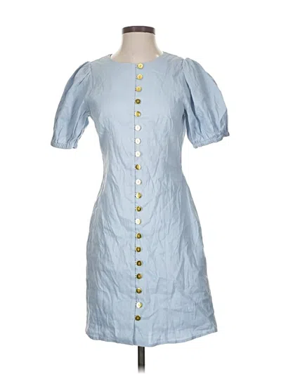 Pre-owned Jcrew Casual Dress In Blue