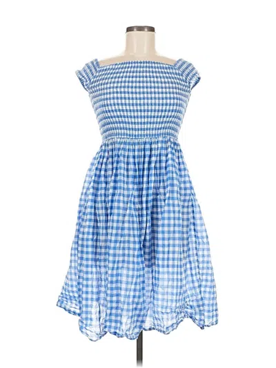 Pre-owned Jcrew Casual Dress In Blue
