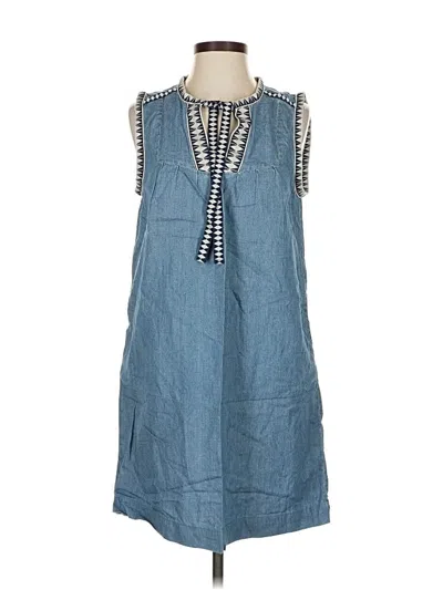 Pre-owned Jcrew Casual Dress In Blue