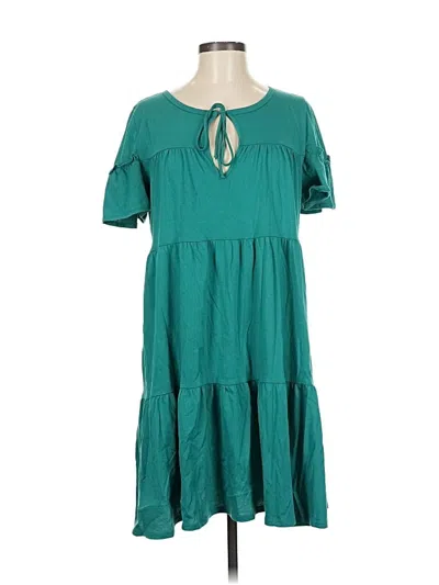 Pre-owned Jcrew Casual Dress In Blue