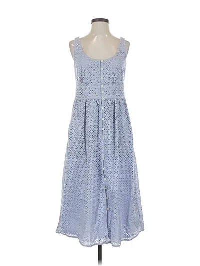 Pre-owned Jcrew Casual Dress In Blue
