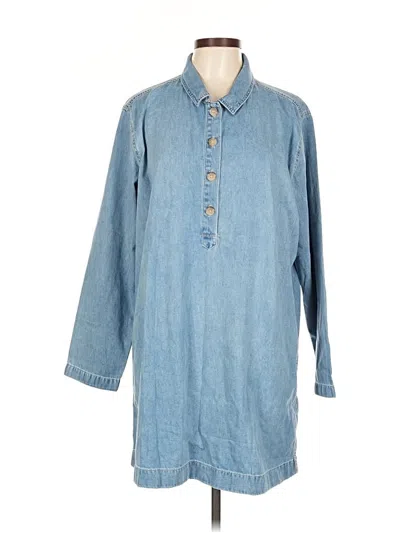 Jcrew Casual Dress In Blue