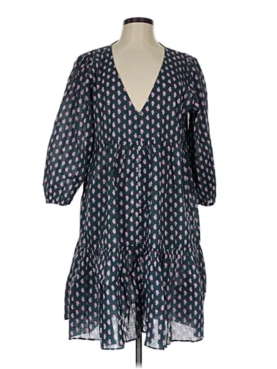 Pre-owned Jcrew Casual Dress In Blue