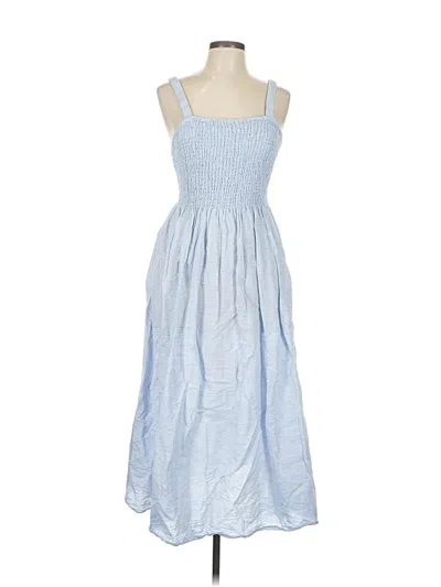 Pre-owned Jcrew Casual Dress In Blue