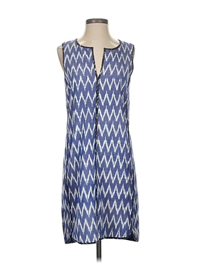 Pre-owned Jcrew Casual Dress In Blue