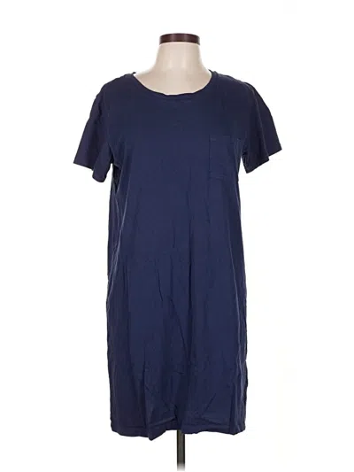 Pre-owned Jcrew Casual Dress In Blue