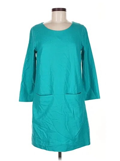 Pre-owned Jcrew Casual Dress In Blue