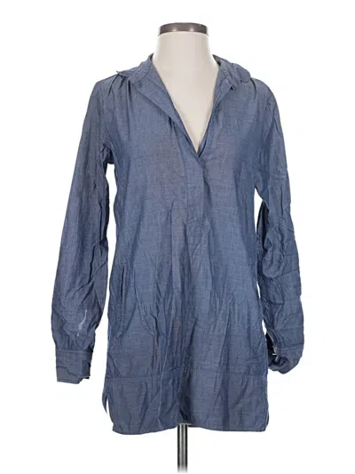 Pre-owned Jcrew Casual Dress In Blue