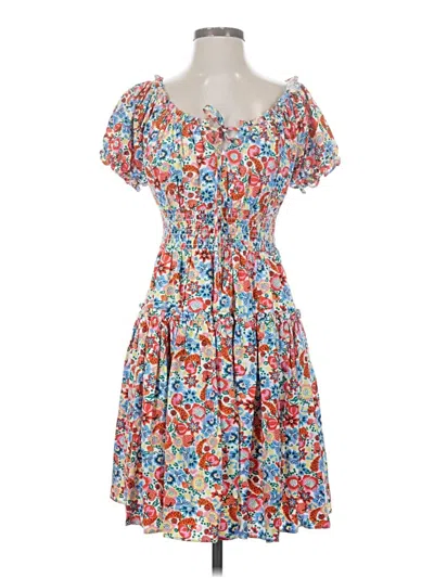 Pre-owned Jcrew Casual Dress In Blue