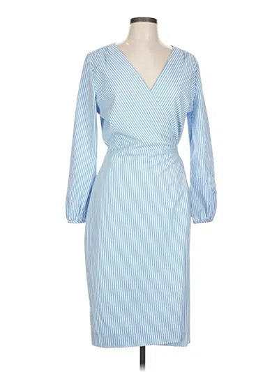 Pre-owned Jcrew Casual Dress In Blue