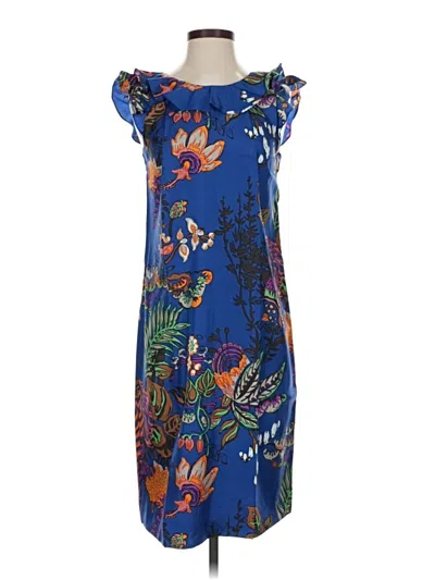 Pre-owned Jcrew Casual Dress In Blue