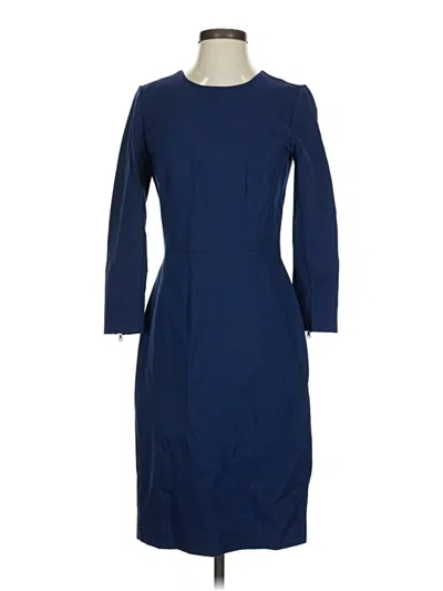 Pre-owned Jcrew Casual Dress In Blue