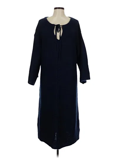 Pre-owned Jcrew Casual Dress In Blue