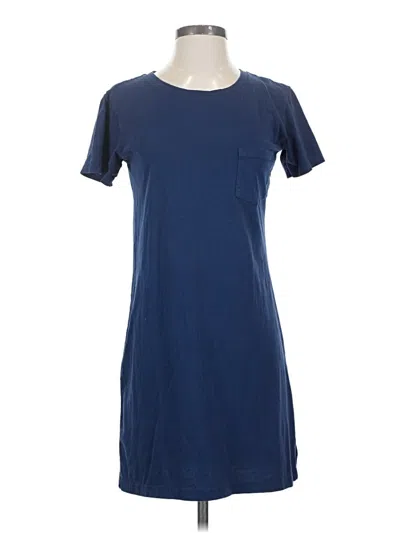 Pre-owned Jcrew Casual Dress In Blue