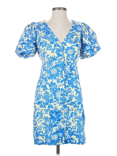 Pre-owned Jcrew Casual Dress In Blue