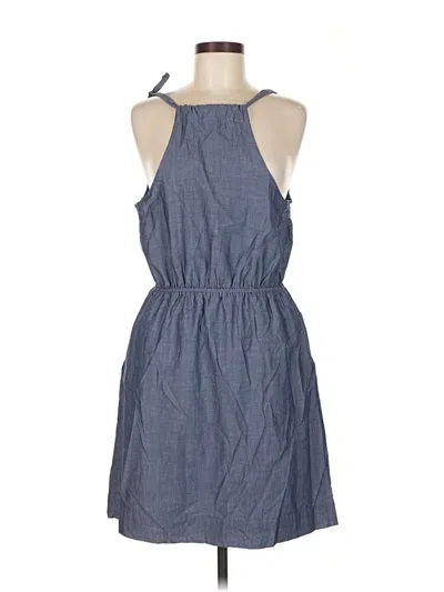 Pre-owned Jcrew Casual Dress In Blue