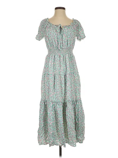 Pre-owned Jcrew Casual Dress In Blue