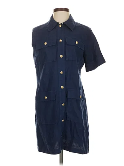Pre-owned Jcrew Casual Dress In Blue