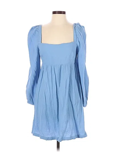 Pre-owned Jcrew Casual Dress In Blue