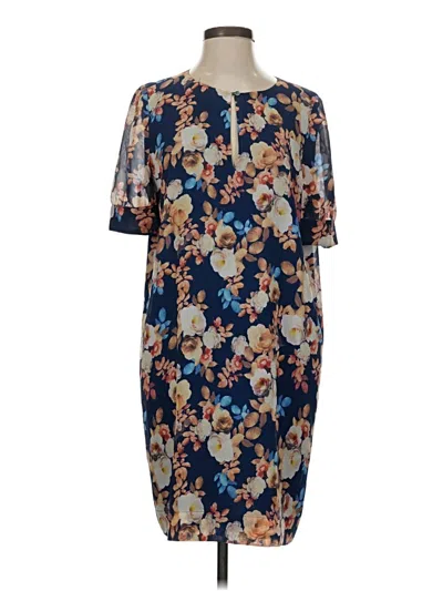 Pre-owned Jcrew Casual Dress In Blue