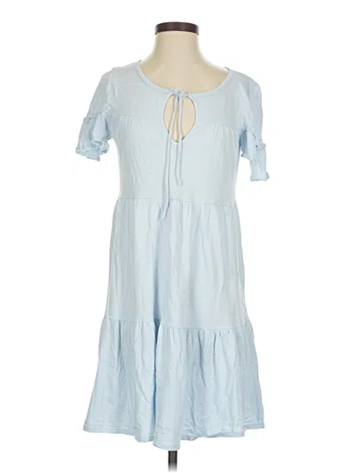 Pre-owned Jcrew Casual Dress In Blue