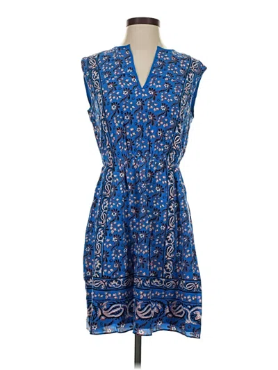 Pre-owned Jcrew Casual Dress In Blue