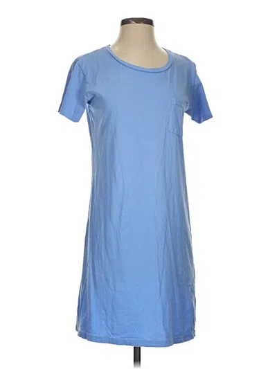 Pre-owned Jcrew Casual Dress In Blue