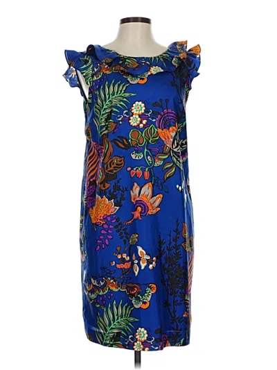 Pre-owned Jcrew Casual Dress In Blue