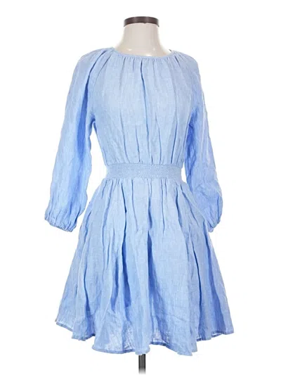 Pre-owned Jcrew Casual Dress In Blue