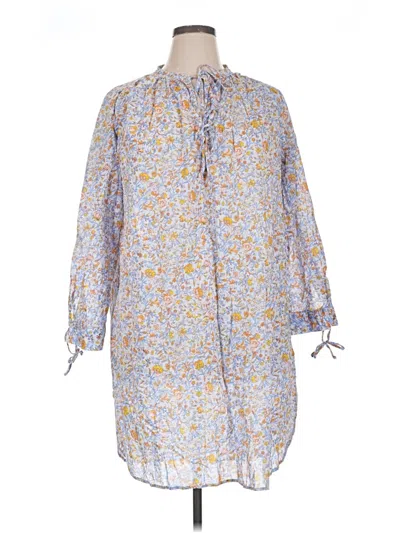 Pre-owned Jcrew Casual Dress In Blue