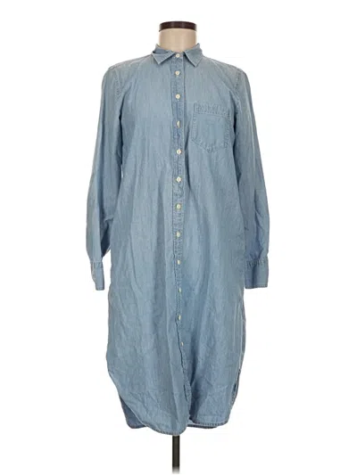 Pre-owned Jcrew Casual Dress In Blue