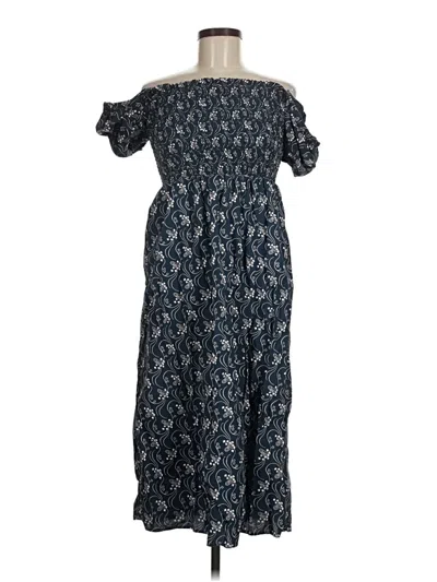 Pre-owned Jcrew Casual Dress In Blue