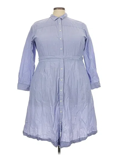 Pre-owned Jcrew Casual Dress In Blue