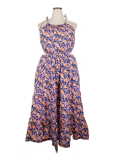 Pre-owned Jcrew Casual Dress In Blue