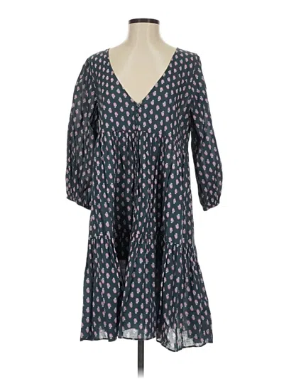 Pre-owned Jcrew Casual Dress In Blue