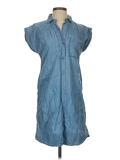Pre-owned Jcrew Casual Dress In Blue