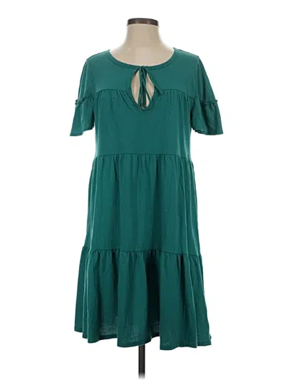 Pre-owned Jcrew Casual Dress In Blue