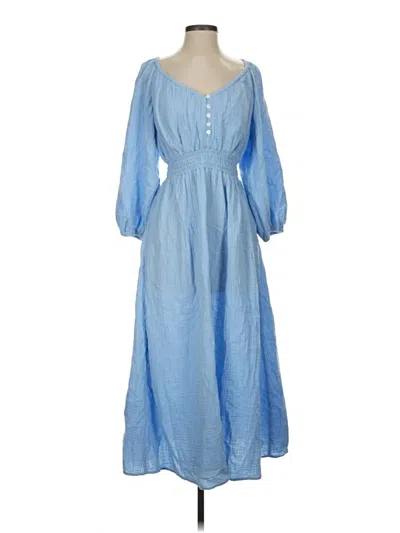 Pre-owned Jcrew Casual Dress In Blue