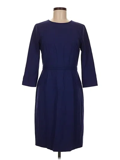 Pre-owned Jcrew Casual Dress In Blue